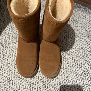 BearPaw Tan Suede Winter Boots
